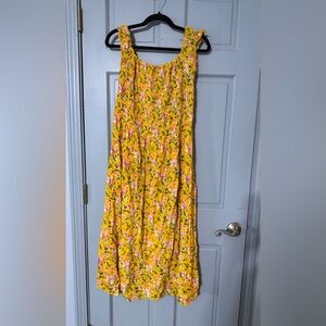 Vibrant Floral Midi to Maxi Dress